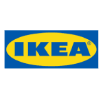 IKEA logo on blue background iconic furniture and home decor retailer well known for modern designs and affordable prices
